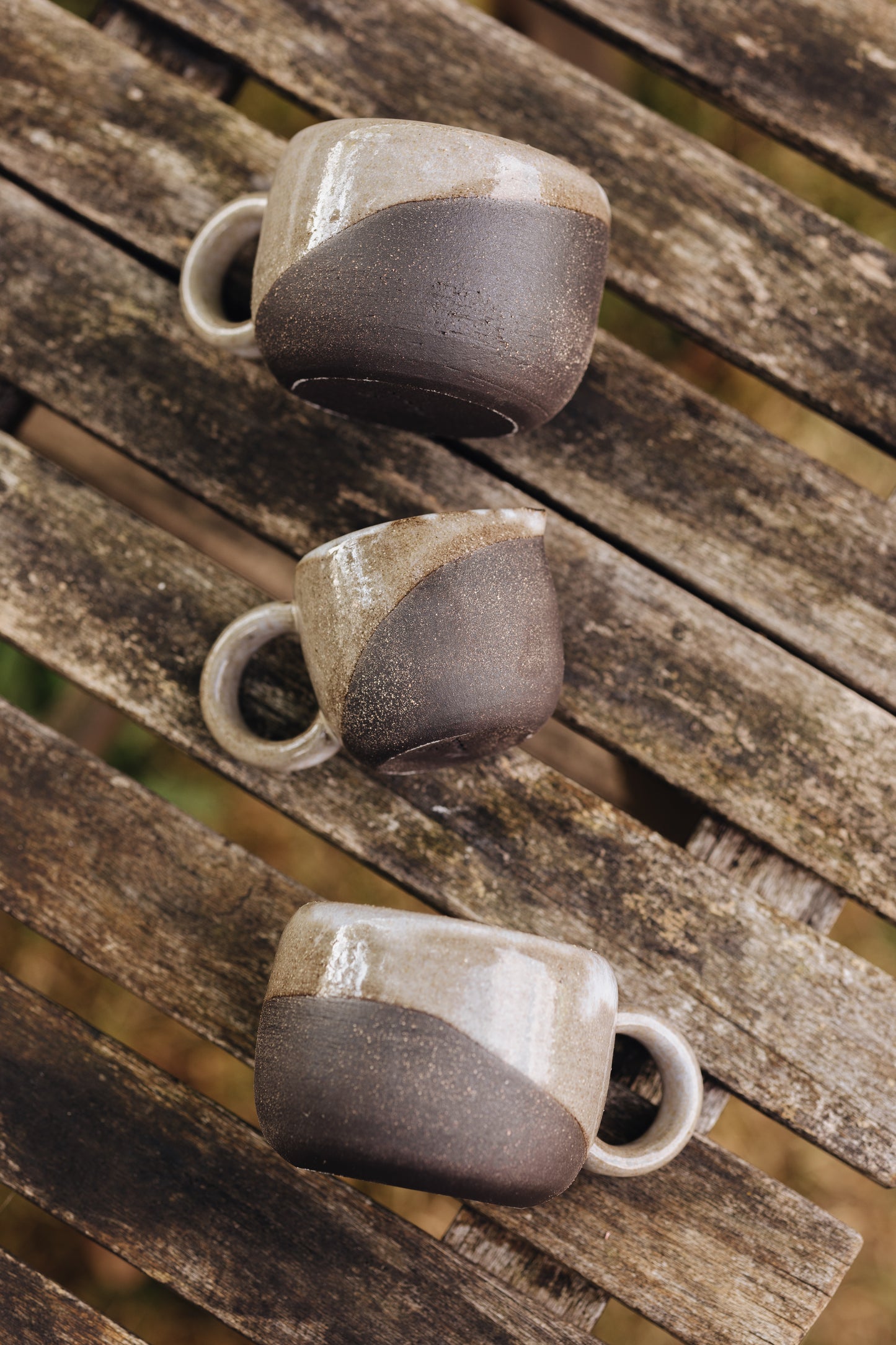Ikiru coffee cup with handle, Merenok ceramics