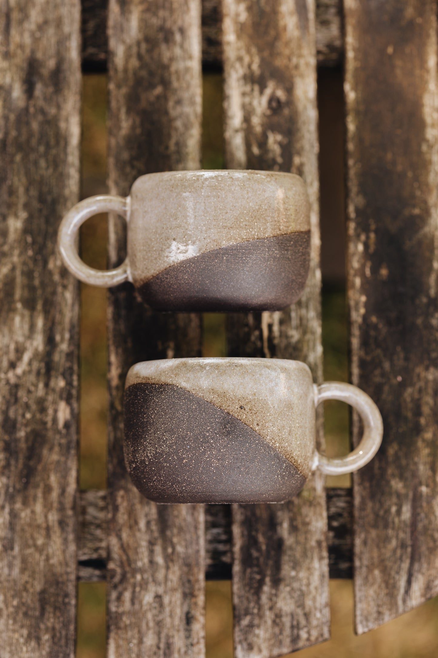 Ikiru coffee cup with handle, Merenok ceramics