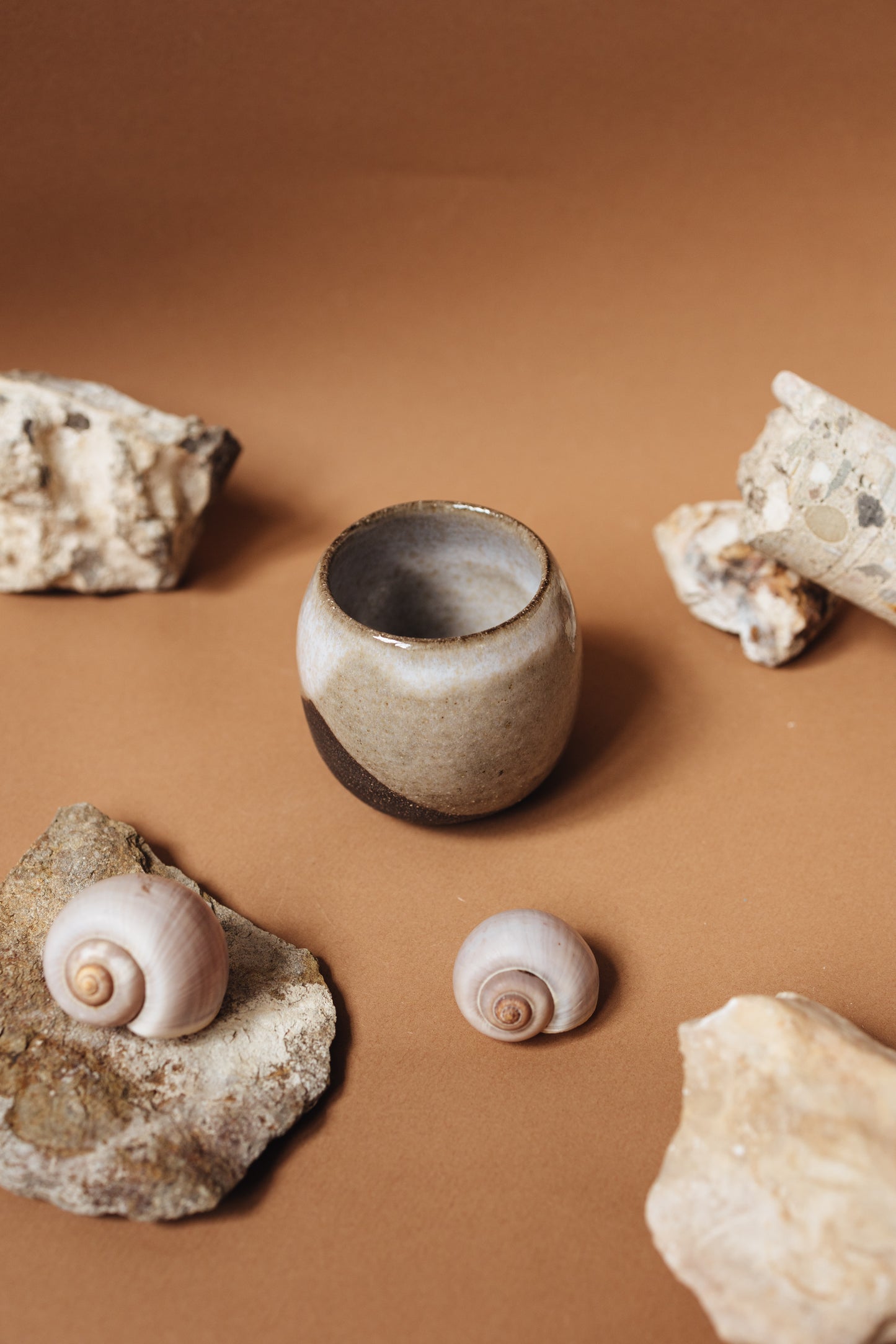 Keikai espresso cup with no handle, Merenok ceramics