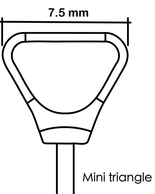 Tungsten carbide trimming tool - Mini triangle