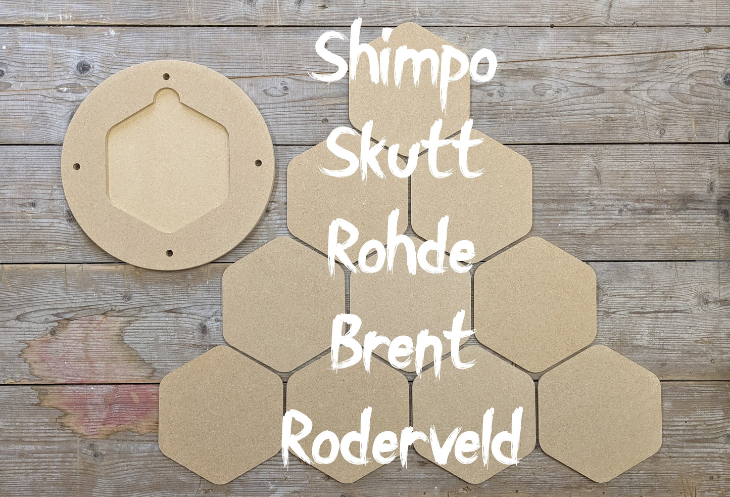 Pottery bat system with 10 inserts for Shimpo / Brent / Skutt / Roderveld / Rohde - 30cm / 12"