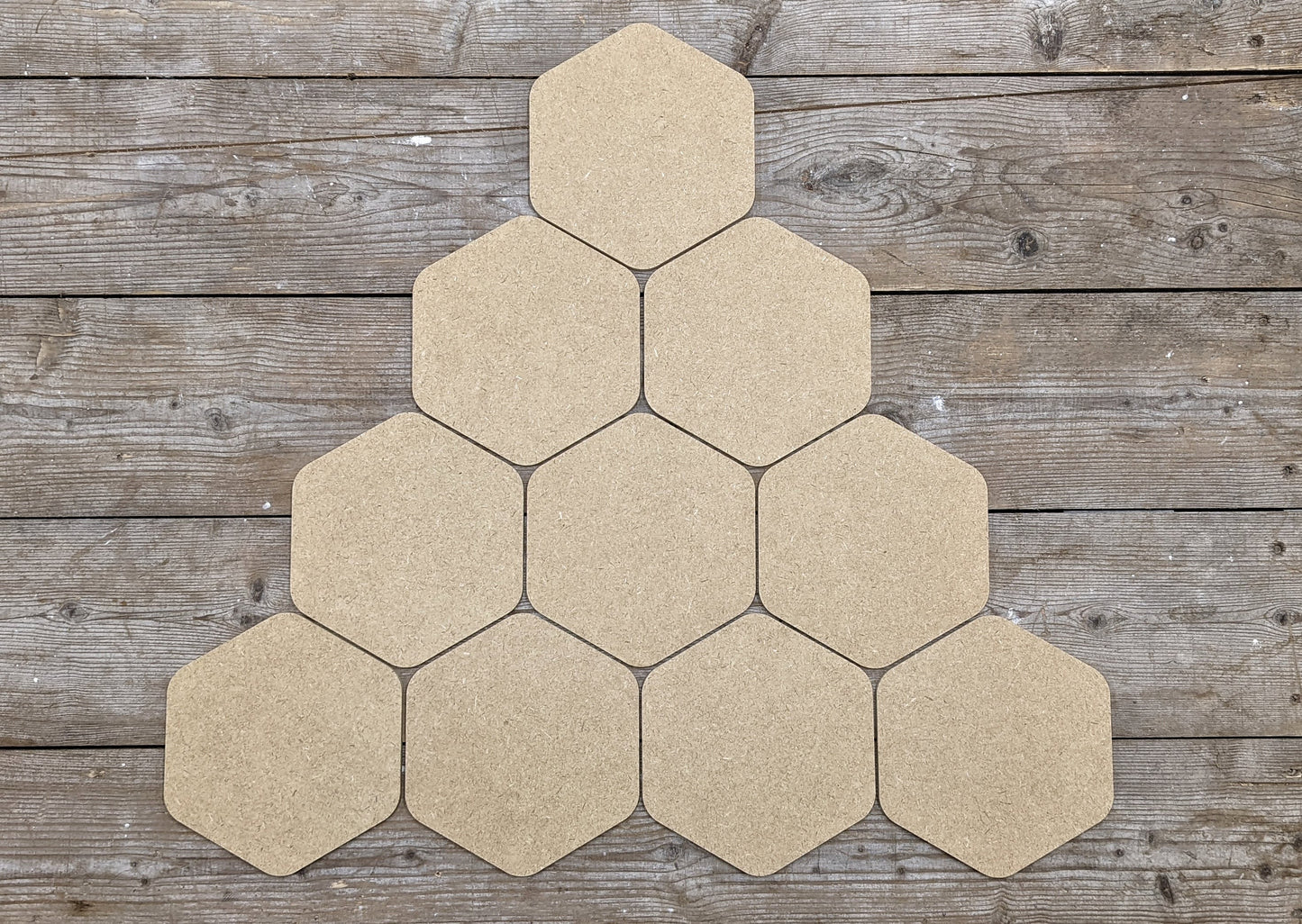 Set of 10 hexagonal inserts for Merenok bat system