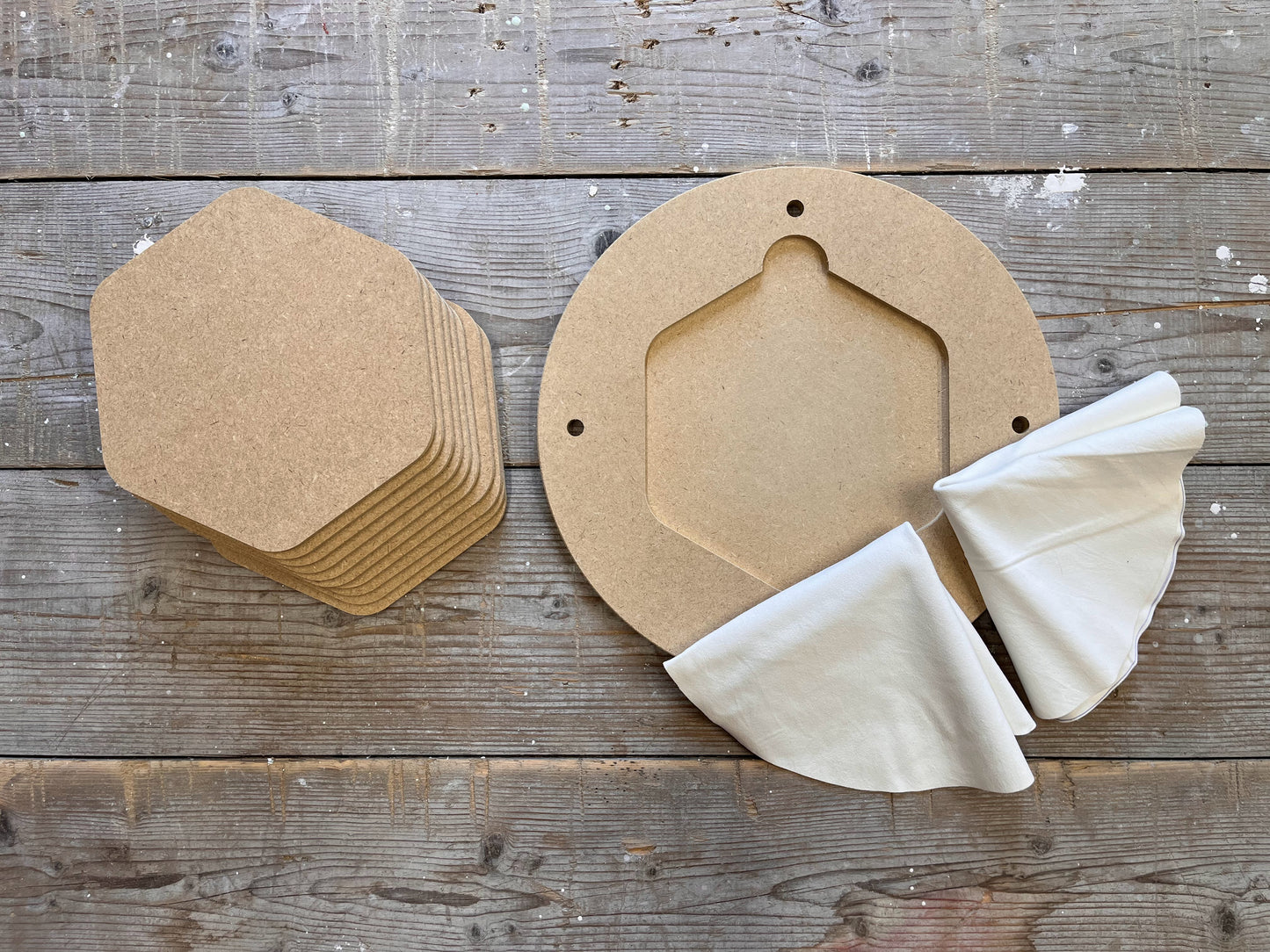 Pottery bat system with 10 inserts for Shimpo / Brent / Skutt / Roderveld / Rohde - 30cm / 12"