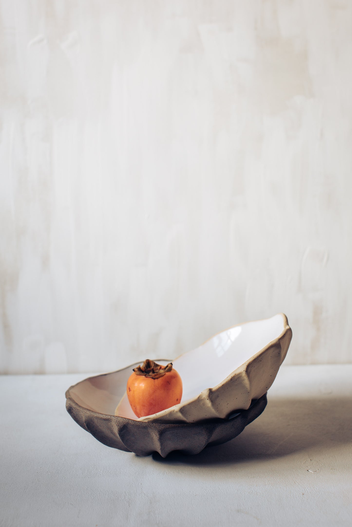 Argonauta  white glaze bowl /  Merenok ceramics, handmade