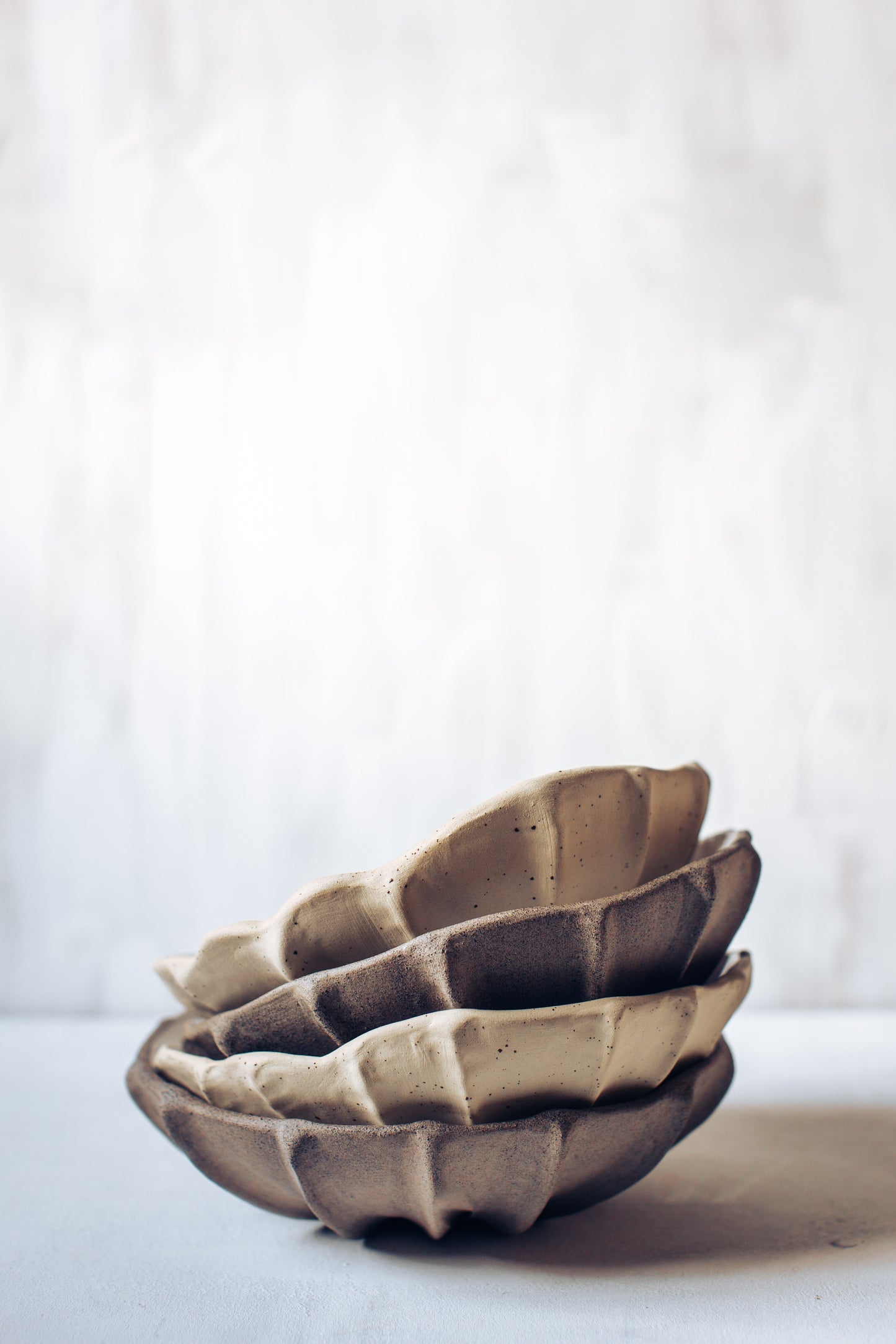 Argonauta  white glaze bowl /  Merenok ceramics, handmade