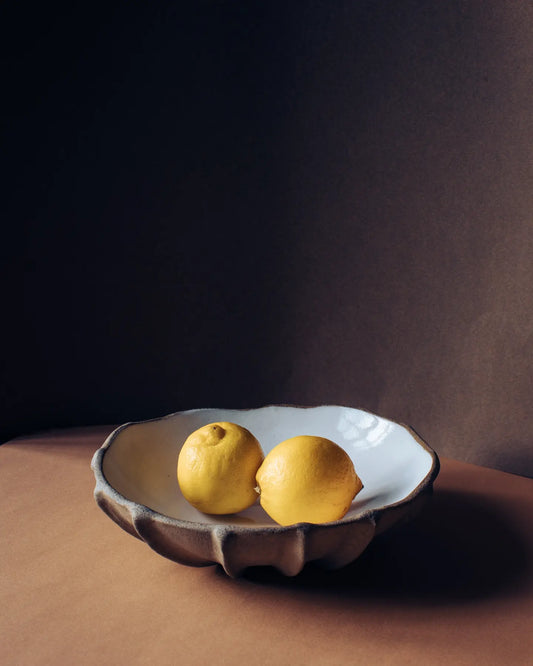 Argonauta  white glaze bowl /  Merenok ceramics, handmade