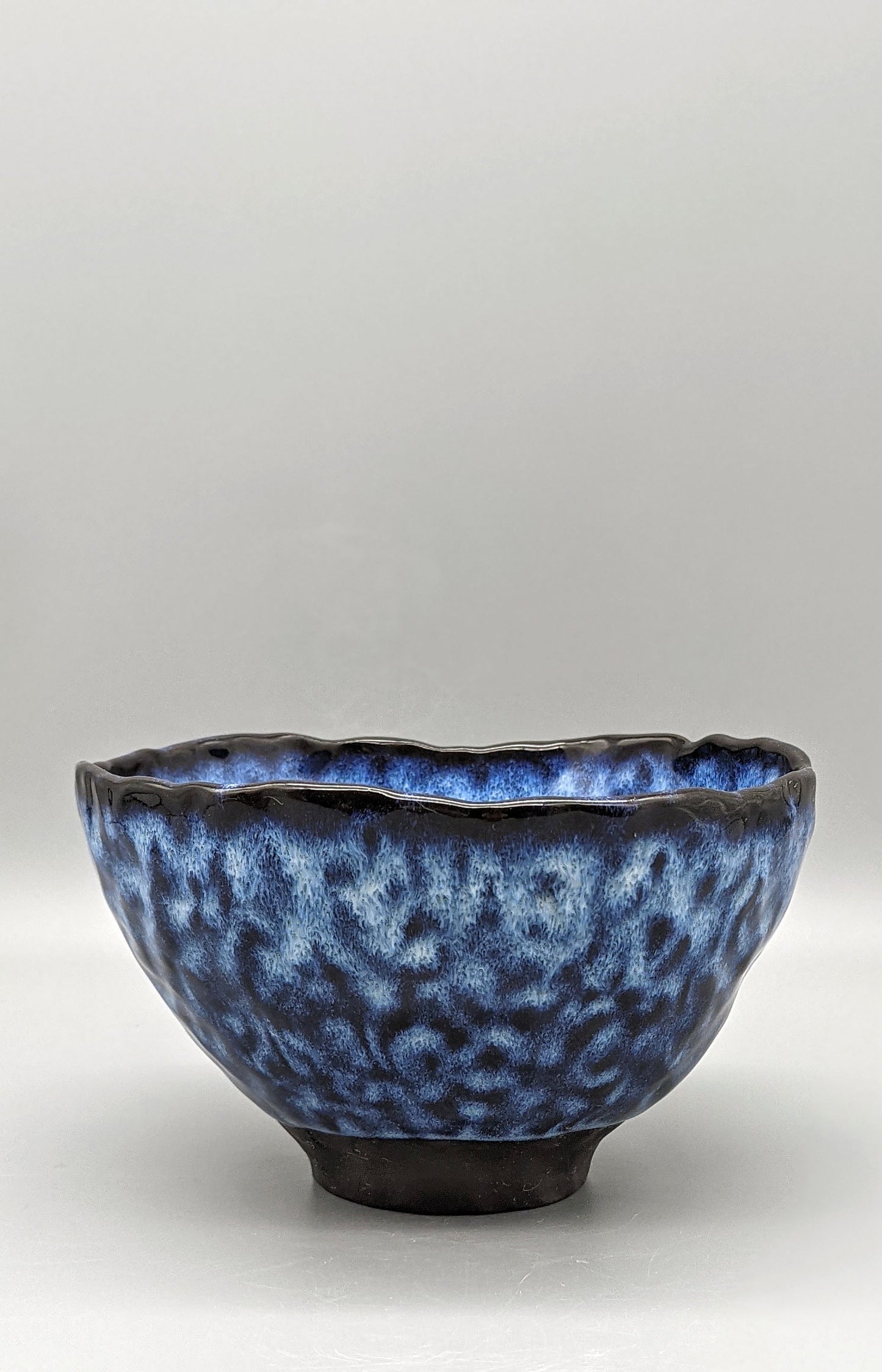 Northern lights variegated blue bowl
