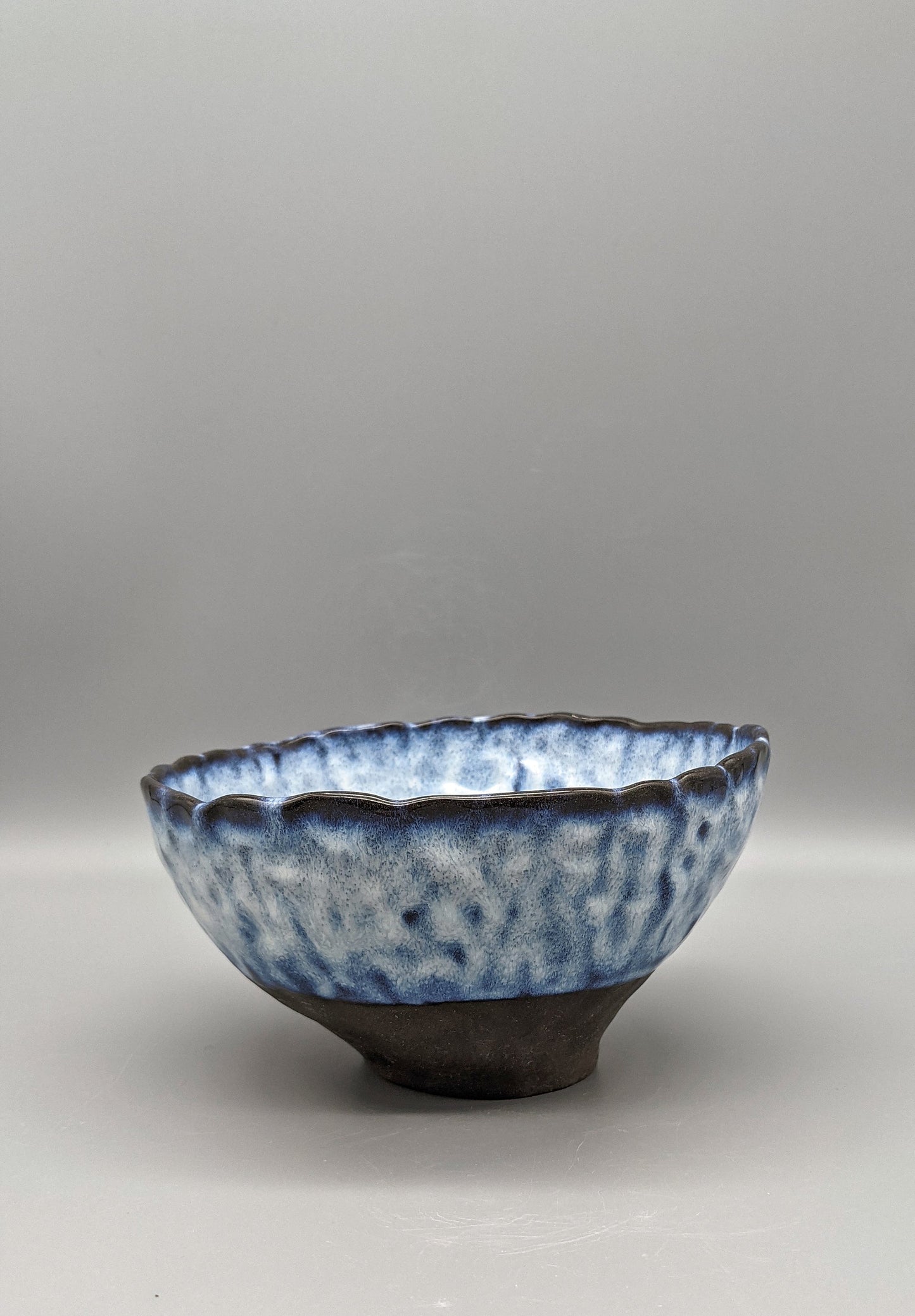Northern lights variegated blue bowl