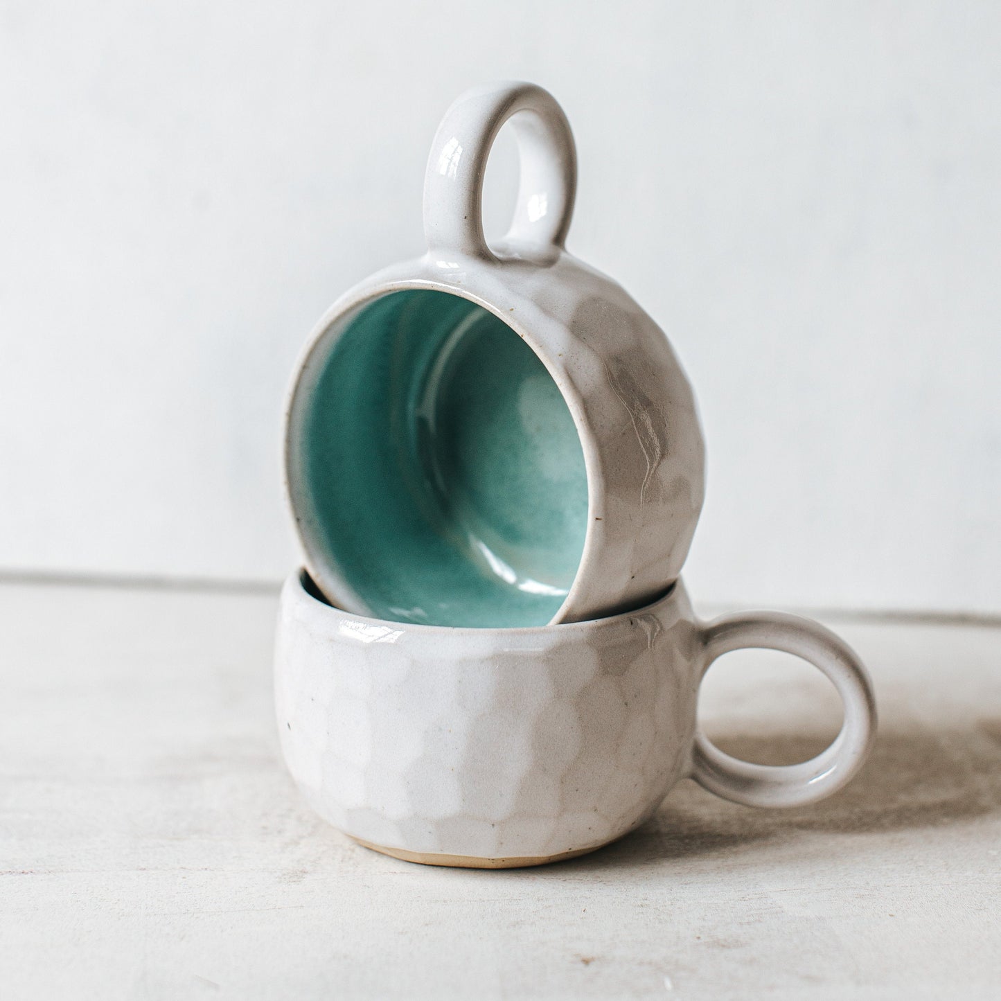 dragon egg cup, green inside