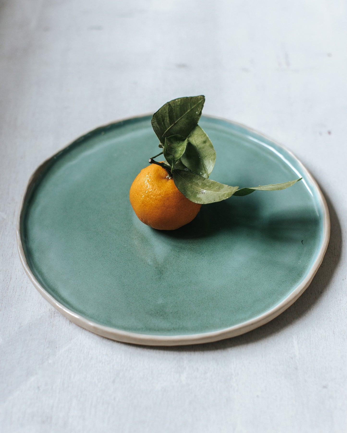 Sea green plate 23 cm