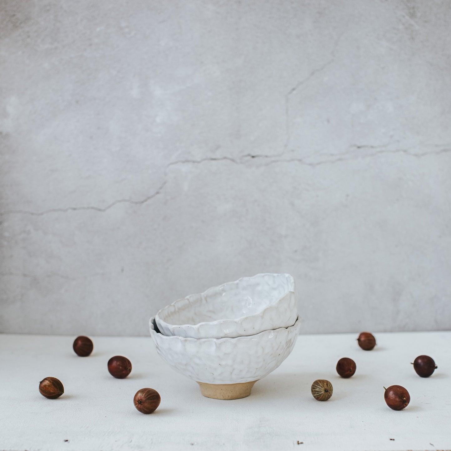 White bowl, handmade