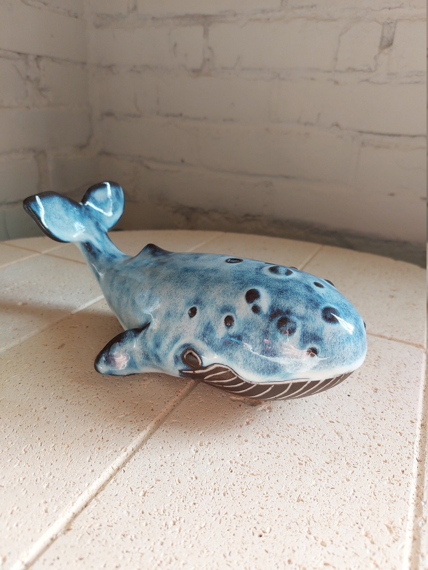 Blue whale, hand made