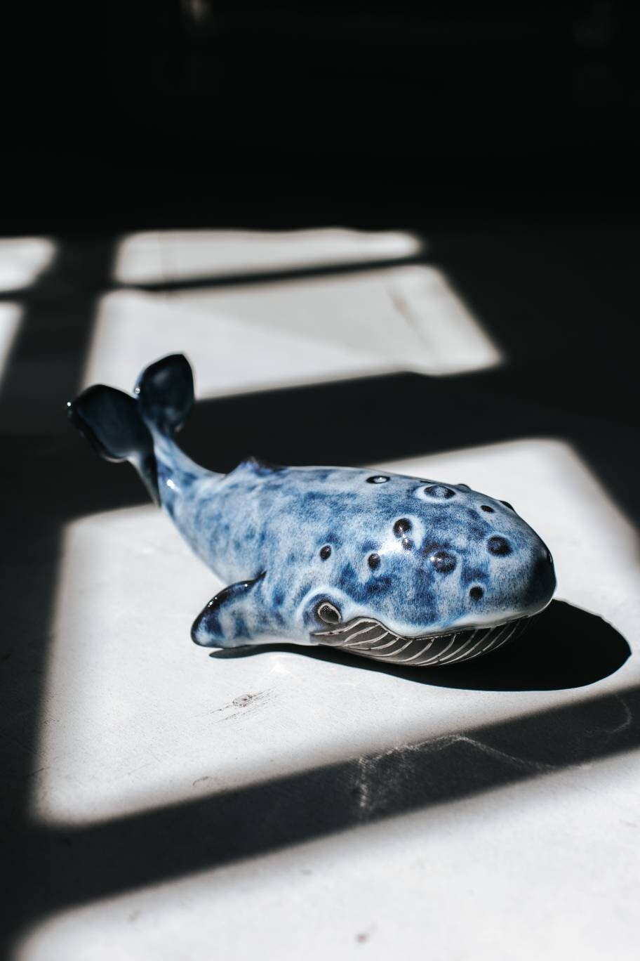 Blue whale, hand made