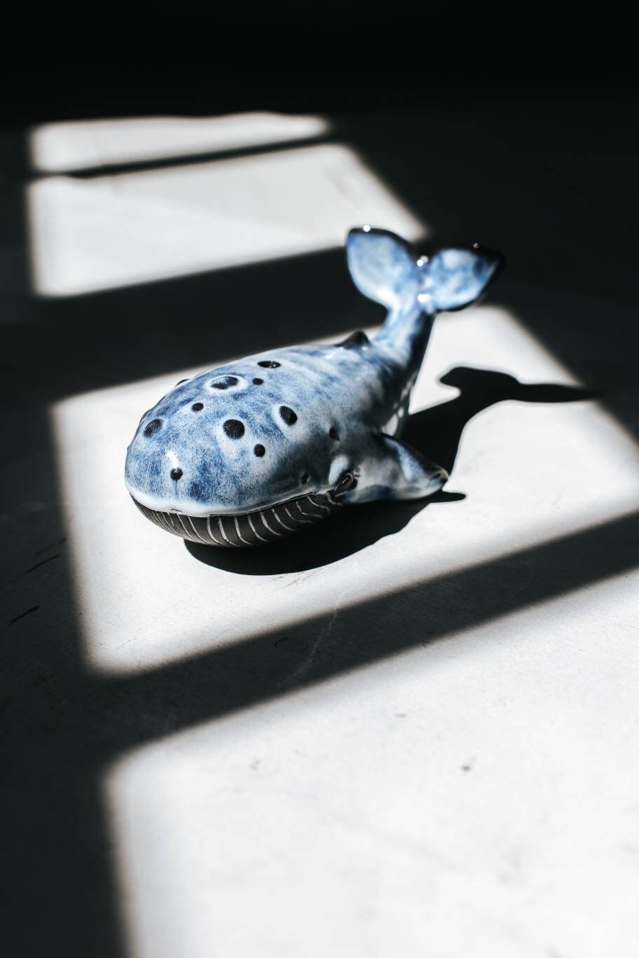 Blue whale, hand made