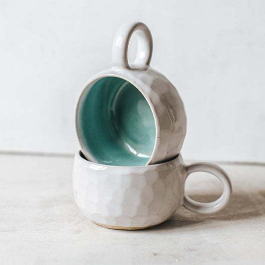 dragon egg cup, green inside