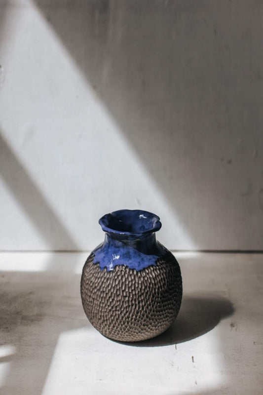 Chaouen vase - Unique, one of a kind